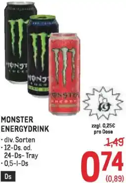 Metro Energydrink Angebot