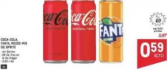 Metro Fanta, mezzo-mix od. sprite Angebot