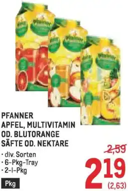 Metro Apfel, multivitamin od. blutorange säfte od. nektare Angebot