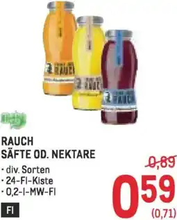 Metro Säfte od. nektare Angebot