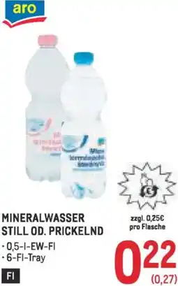 Metro Mineralwasser still od. prickelnd Angebot