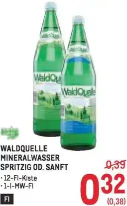 Metro Mineralwasser spritzig od. sanft Angebot