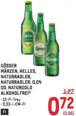 Metro Märzen, helles, naturradler, naturradler. od. naturgold alkoholfrei Angebot
