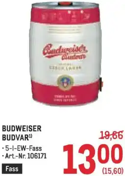 Metro Budweiser budvar Angebot