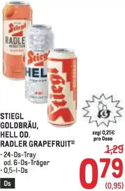 Metro Goldbräu, hell od. radler grapefruit Angebot