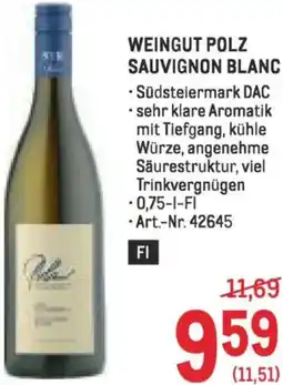 Metro Weingut polz sauvignon blanc Angebot