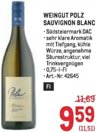 Metro Weingut polz sauvignon blanc Angebot