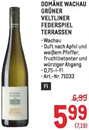 Metro Domäne wachau grüner veltliner federspiel terrassen Angebot