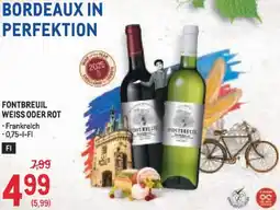 Metro Fontbreuil weiss oder rot Angebot