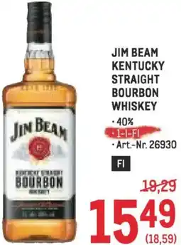 Metro Kentucky straight bourbon whiskey Angebot