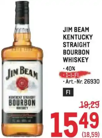 Metro Kentucky straight bourbon whiskey Angebot