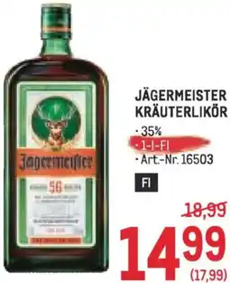 Metro Kräuterlikör Angebot