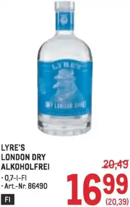 Metro London dry alkoholfrei Angebot