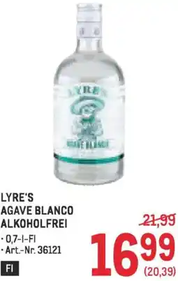 Metro Agave blanco alkoholfrei Angebot