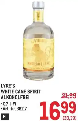 Metro White cane spirit alkoholfrei Angebot