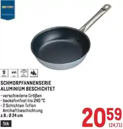 Metro Schmorpfannenserie aluminium beschichtet Angebot
