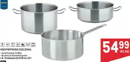 Metro Kochtopfserie edelstahl Angebot