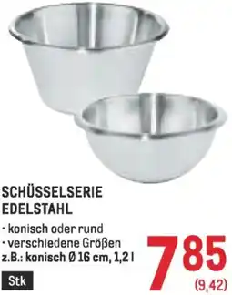 Metro Schüsselserie edelstahl Angebot