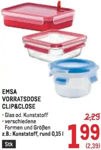 Metro Vorratsdose clip&close Angebot