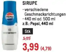 Metro Sirupe Angebot
