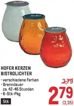 Metro Hofer kerzen bistrolichter Angebot