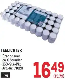 Metro Teelichter Angebot
