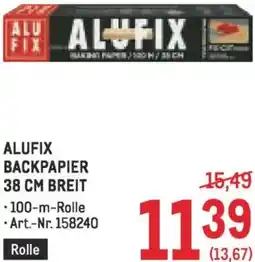Metro Backpapier Angebot