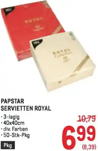 Metro Servietten royal Angebot