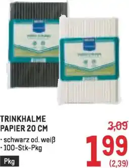 Metro Trinkhalme papier Angebot