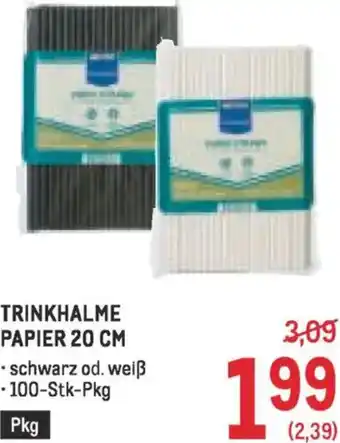 Metro Trinkhalme papier Angebot