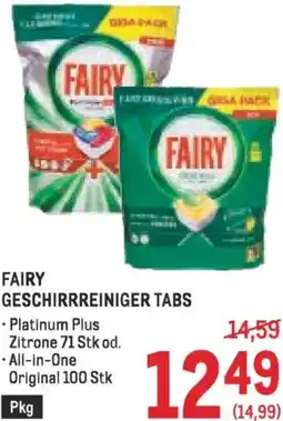 Metro Geschirrreiniger tabs Angebot