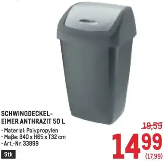 Metro Schwingdeckel- eimer anthrazit Angebot