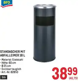 Metro Standascher mit abfalleimer Angebot