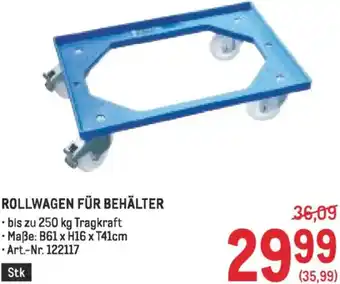 Metro Rollwagen Angebot