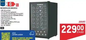 Metro Weinkühler Angebot