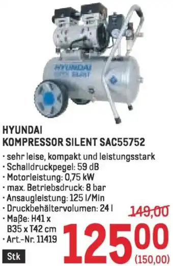 Metro Kompressor silent Angebot