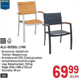 Metro Alu-sessel Angebot