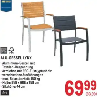 Metro Alu-sessel Angebot
