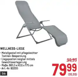 Metro Wellness-liege Angebot