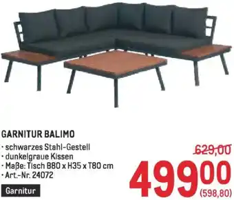Metro Garnitur balimo Angebot