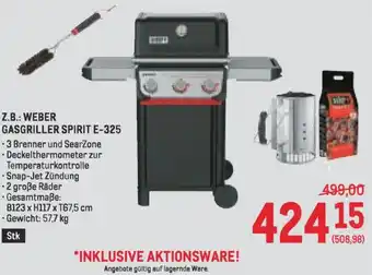 Metro Gasgriller spirit Angebot