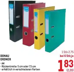 Metro Donau ordner Angebot