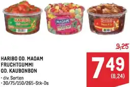 Metro Haribo od. maoam fruchtgummi od. kaubonbon Angebot