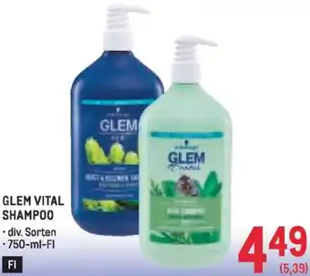 Metro Vital shampoo Angebot