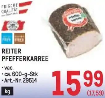 Metro Pfefferkarree Angebot