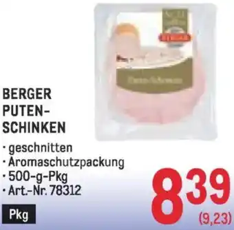 Metro Puten- schinken Angebot
