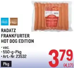 Metro Frankfurter hot dog edition Angebot