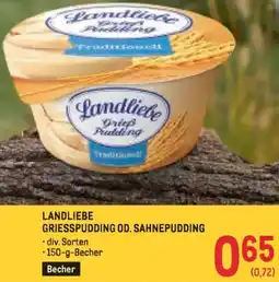 Metro Landliebe griesspudding od. sahnepudding Angebot