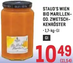 Metro Wien bio marillen- od. zwetsch- kenröster Angebot