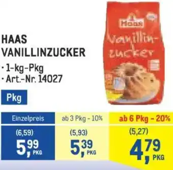 Metro Vanillinzucker Angebot